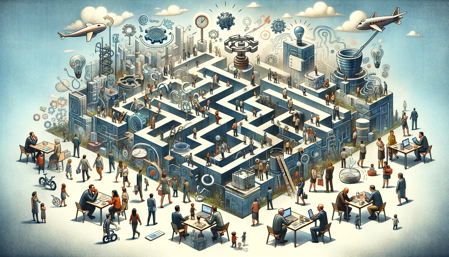 Beyond Binary Views in AI Development: Embracing the Unpredictable Nature of Technological Progress